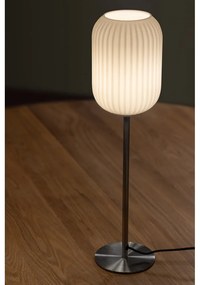 Lampada da tavolo in bianco e argento (altezza 55 cm) Cava - Markslöjd