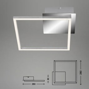 Briloner 3105-018 - Plafoniera LED dimmerabile FRAMES LED/9,7W/230V