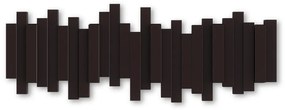 Appendiabiti da parete in plastica marrone scuro Sticks - Umbra