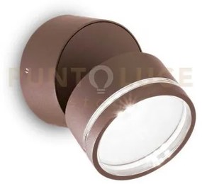 Lampada da parete omega ap round coffee 4000k