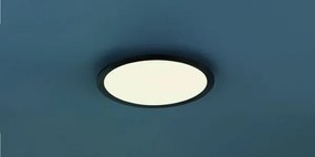 Plafoniera phoenix led tonda nera 674093032