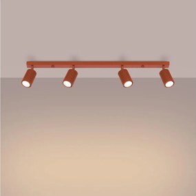 Brilagi - Faretto LED CRESTO 4xGU10/10W/230V rosso