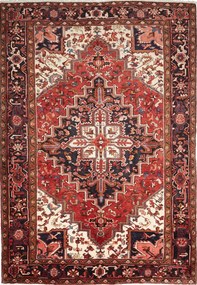 Heriz Tappeto persiano 300 x 210 Blu (Iran) Annodato A Mano