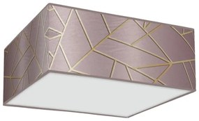 Plafoniera  ZIGGY 3xE27/60W/230V rosa/oro