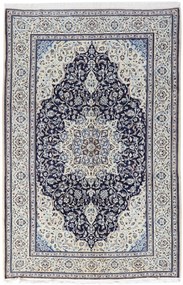 Nain Tappeto persiano 200x320 Blu (Iran) Annodato A Mano