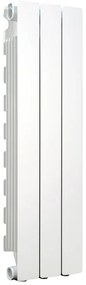 Radiatore acqua calda PRODIGE MODERN in alluminio, 3 elementi, interasse 800 mm, bianco