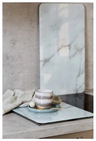 Set di 2 copri stufe in vetro, 52 x 30 cm Marble - Wenko