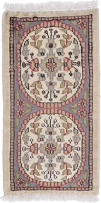 Agra Tappeto orientale 30x60 (Indian) Annodato A Mano