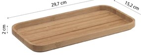 Gedy - Vassoio da bagno NINFEA bambù