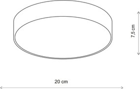 Brilagi - Plafoniera LED RGBW dimmerabile CLARE 1xE27/9W/230V Wi-Fi beige