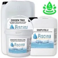 Kit Mantenimento Senza Cloro Per Piscine Fino A 100 Mc