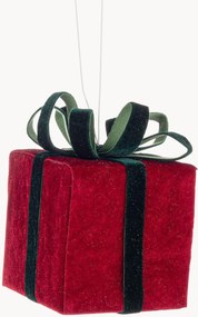 Set di 6 oggetti decorativi natalizi effetto velluto Ertemios Gift