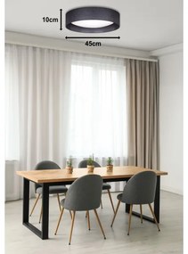 Duolla - Plafoniera LED ROLLER LED/24W/230V diametro 45 cm antracite