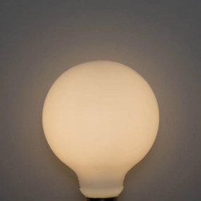 Set di 5 Lampadina LED dimmerabile a 3 livelli E27 vetro opalino G95 4W 450lm 3000K