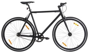 Bicicletta A Scatto Fisso Nera 700c 59 Cm /