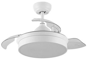 Lampadario Ventilatore da soffitto Messe 72W illuminazione Led regolabile con telecomando M LEDME