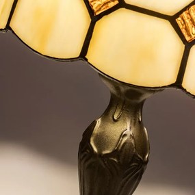 Brilagi - Lampada da tavolo Tiffany a vetri colorati DORAN 1xE14/40W/230V