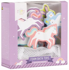 A Little Lovely Company - giocattoli da bagno in schiuma - unicorni