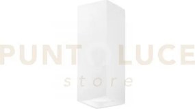 Applique a parete foster bianca 2 luci attacco gu10 7,3x7,3 h.21cm ...