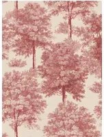 Coordonne Tapete Chestnut Tree - Red