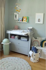 Cestino in plastica verde per pannolini 25 l Whale - Kindsgut