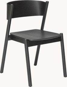Sedia da pranzo in legno di quercia Oblique