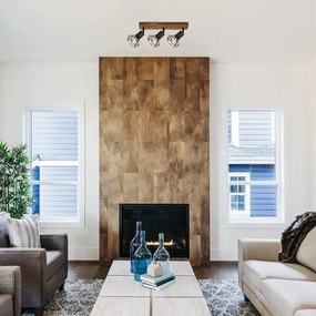 Rabalux 3139 - Faretto ZEUS 3xE14/40W/230V rovere