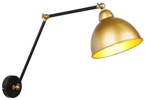 Applique TRUCK 1xE27/40W/230V oro/nero