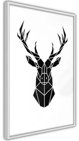 Poster Geometric Stag