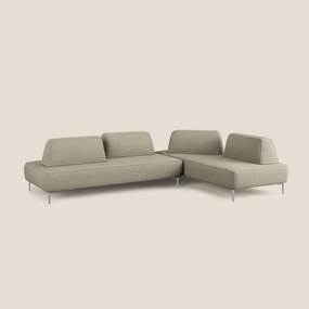 Newton divano angolare modulare con schienali movibili T07 beige