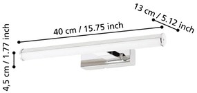 Eglo 97081 - Lampada LED per specchio da bagno VADUMI 1xLED/7,4W/230V