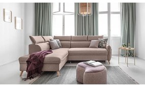 Divano letto angolare beige (angolo sinistro) Sweet Harmony - Miuform