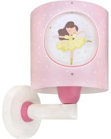 Dalber 60919 - Lampada da parete per cameretta PRINCESS DANCE 1xE27/15W/230V rosa