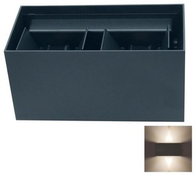 LED Applique da esterno LED/12W/230V IP54 nero
