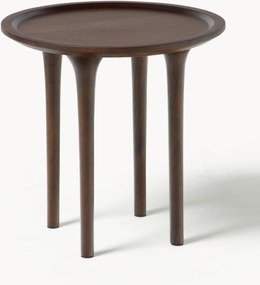 Tavolino rotondo in legno di mango Jeani
