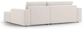 Divano letto angolare beige (angolo destro) Jodie - Micadoni Home