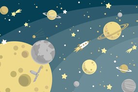 Stampa su tela – Viaggio straordinario nello spazio