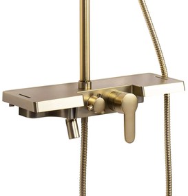 Set doccia Rea Bravo Brush Gold