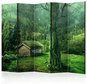 Paravento Green seclusion II [Room Dividers]