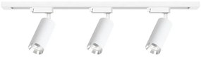 Faretto a binario MICA 3xGU10/10W/230V, bianco/cromo satinato
