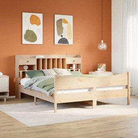 Giroletto Senza Materasso 200x200 Cm İn Legno Massello Di Pino /