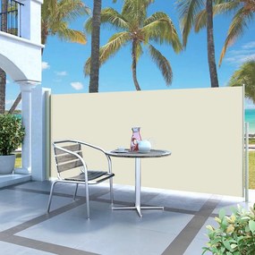 Tenda Da Sole Laterale Retrattile 120 X 300 Cm Crema /
