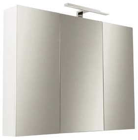 Specchio Contenitore 80x60 Due Ante Con Illuminazione Led Savini "Specchiere"