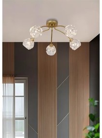 Searchlight 11525-5GO - Plafoniera ASTRAL 5xG9/33W/230V oro