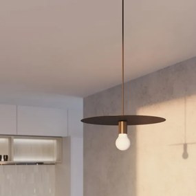 Sollux SL.0853 - Lampadario su filo FLAVIO 1xE27/60W/230V nero