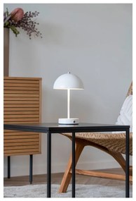 Lampada da tavolo a LED bianca (altezza 25 cm) Holt - House Nordic