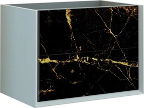 Mobile da bagno sospeso sotto lavabo L 70 x H 48 x P 46 cm bianco, 2 cassetti BADEN HAUS Bellagio
