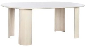 Tavolo da Pranzo DKD Home Decor Bianco Legno di mango 200 x 100 x 76 cm