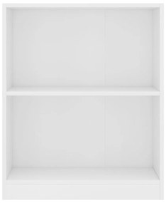 Libreria bianca 60x24x74,5 cm in legno multistrato