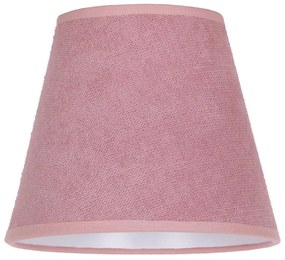 Duolla - Paralume per lampada da tavolo  SOFIA XS E14 diametro 18,5 cm rosa